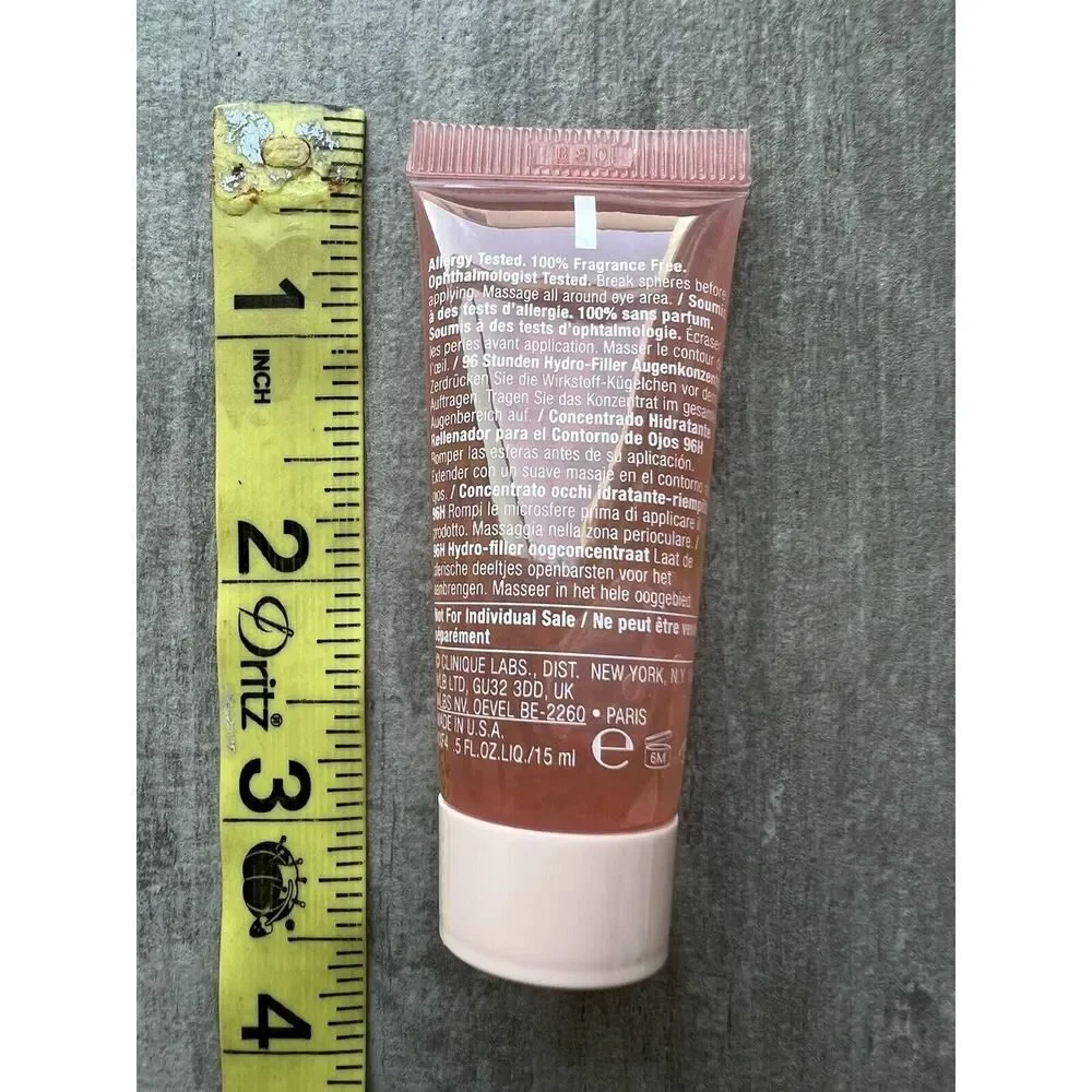 $35 CLINIQUE Moisture Surge Eye 96-Hour Hydro-Filler Concentrate .5oz Full Size